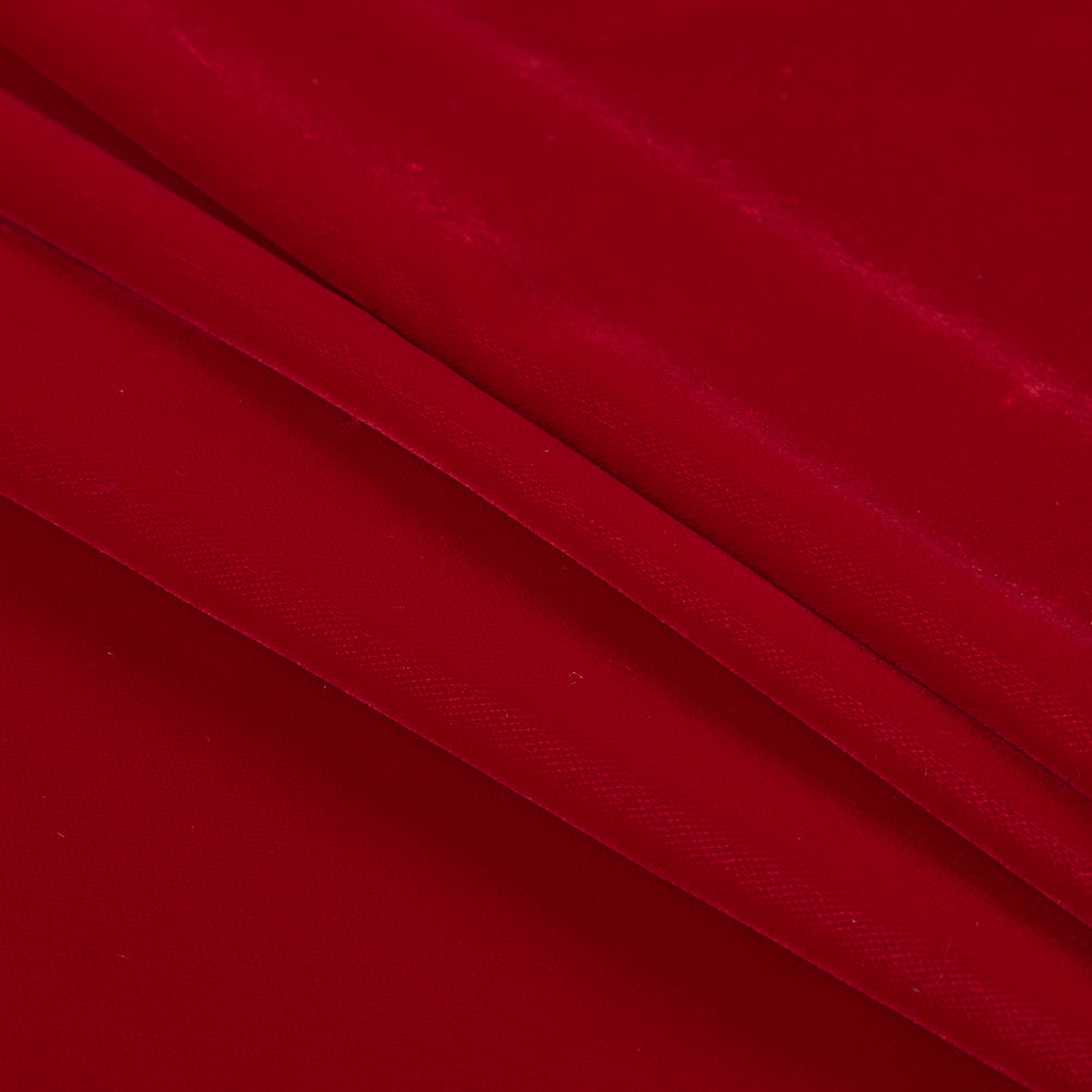100% Polyester Micro Velvet - Scarlet - Bellini Collection - Joann Fabrics