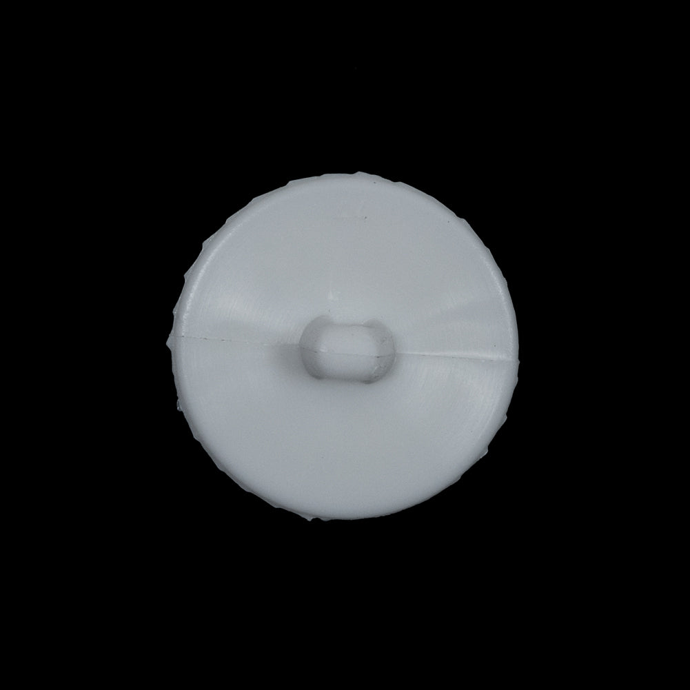 White Detailed Plastic Shank-Back Button - 36L/23mm - Joann Fabrics