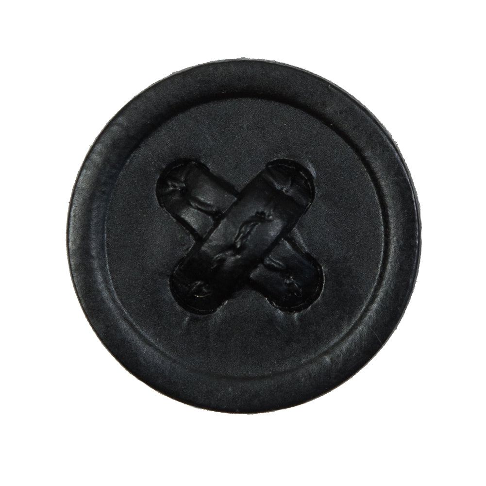 Black Cross Stitch Plastic Shank Back Button - 44L/28mm - Joann Fabrics