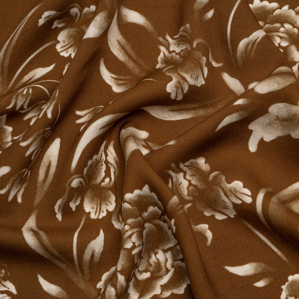 Mood Exclusive Brown Lyme Park Viscose Crepe - Joann Fabrics
