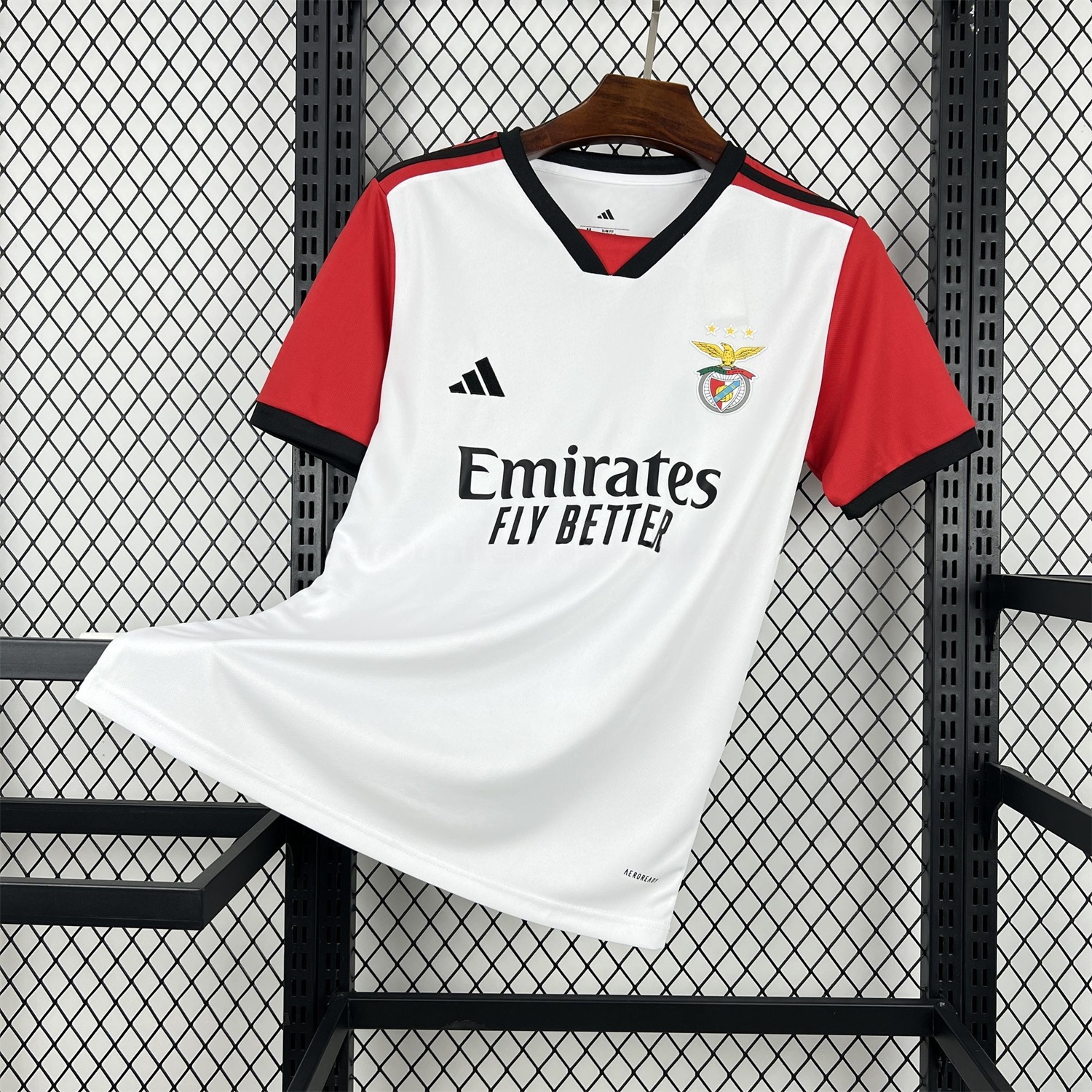 Benfica 25-26 Red Sleeves White Special Jersey - Fans Version - UnitedFutballJersey