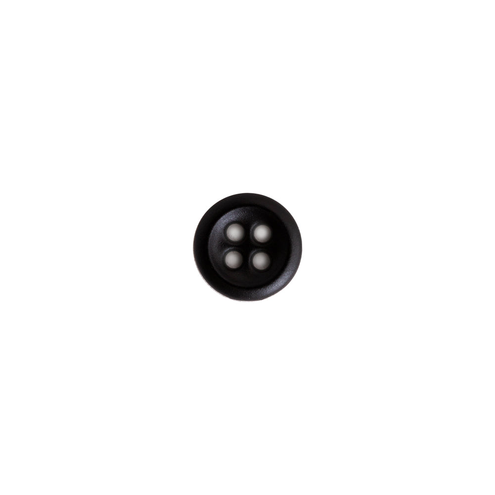 Italian Black Plastic 4-Hole Button - 14L/9mm - Joann Fabrics