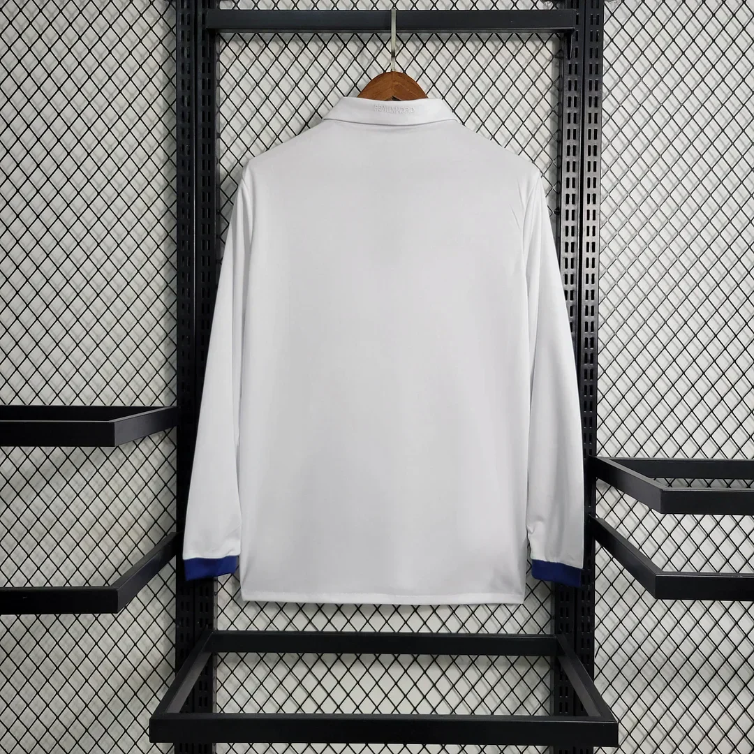 2016/2017 Retro Real Madrid Home Jersey Long Sleeve