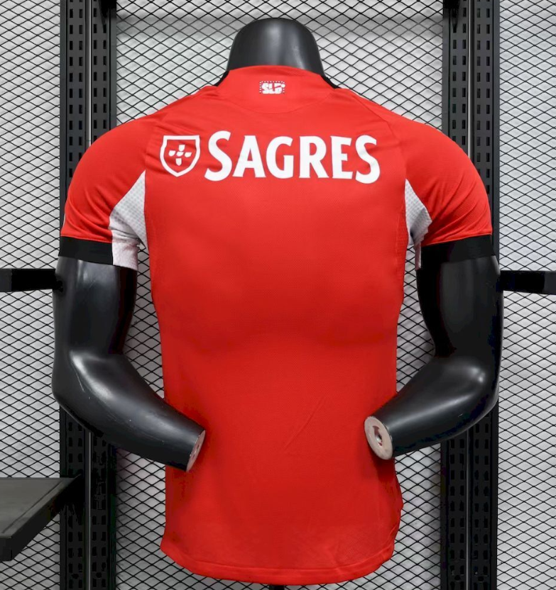 2025/2026 Player Version Benfica Home Football Jersey 1:1 Thai Quality