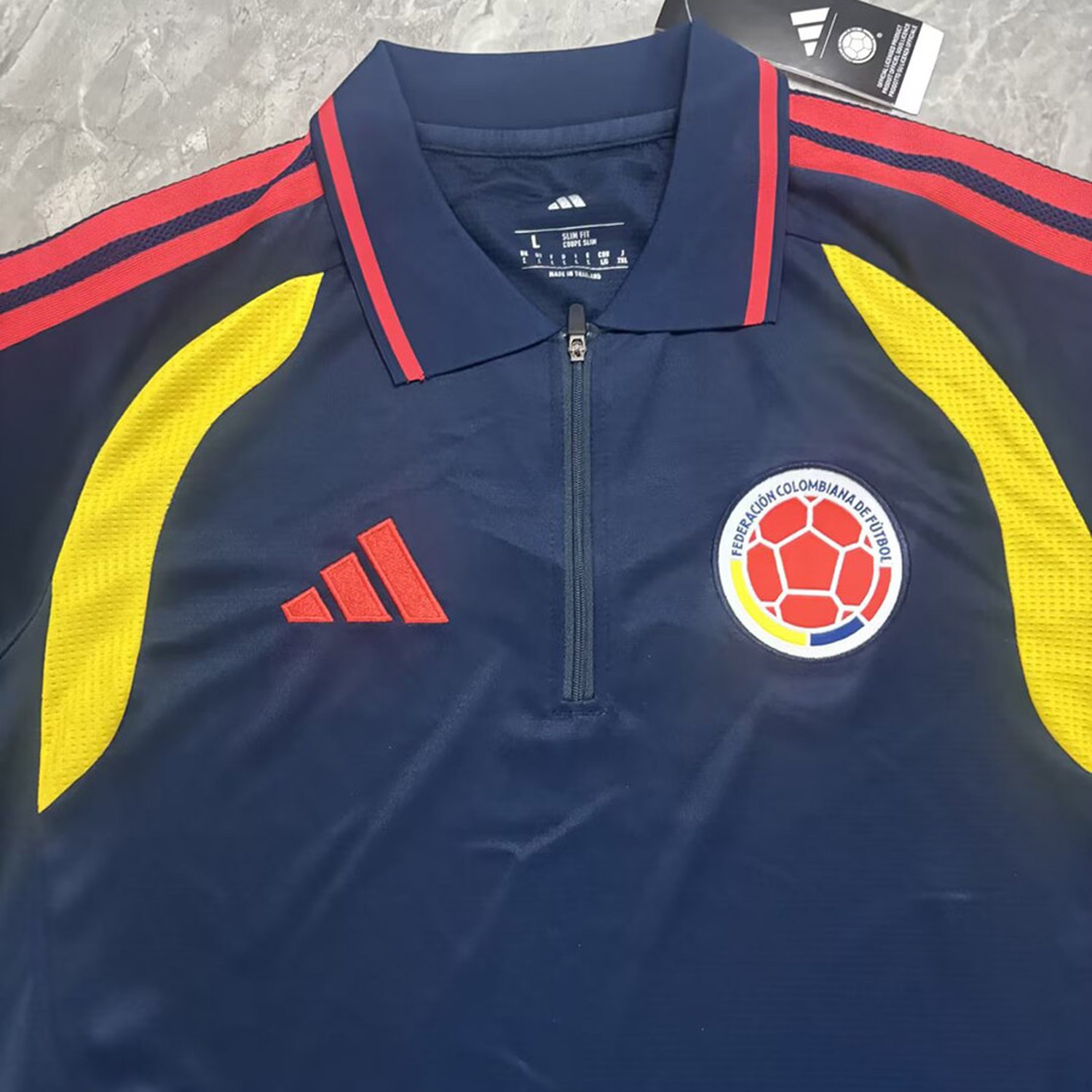 Colombia 2026 Navy Polo Jersey - Fans Version - UnitedFutballJersey