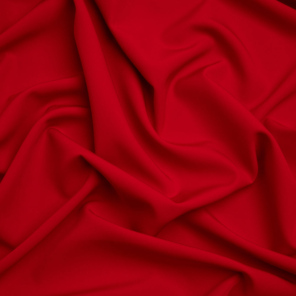 Stretch Recycled Polyester 4-Ply Crepe - Dark Red - Premium Collection - Joann Fabrics