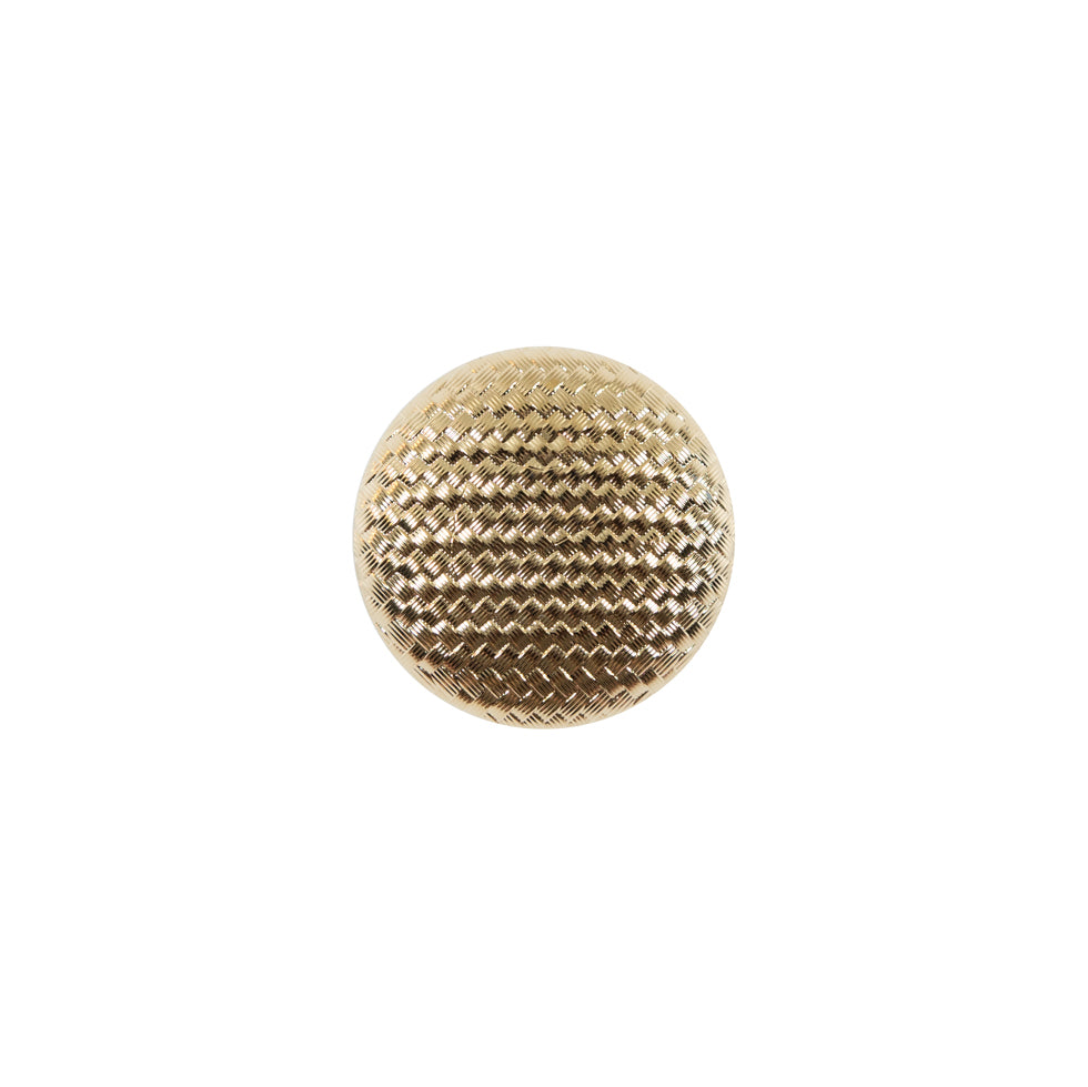 Italian Gold Basketwoven Shank Back Plastic Button - 20L/12.5mm - Joann Fabrics
