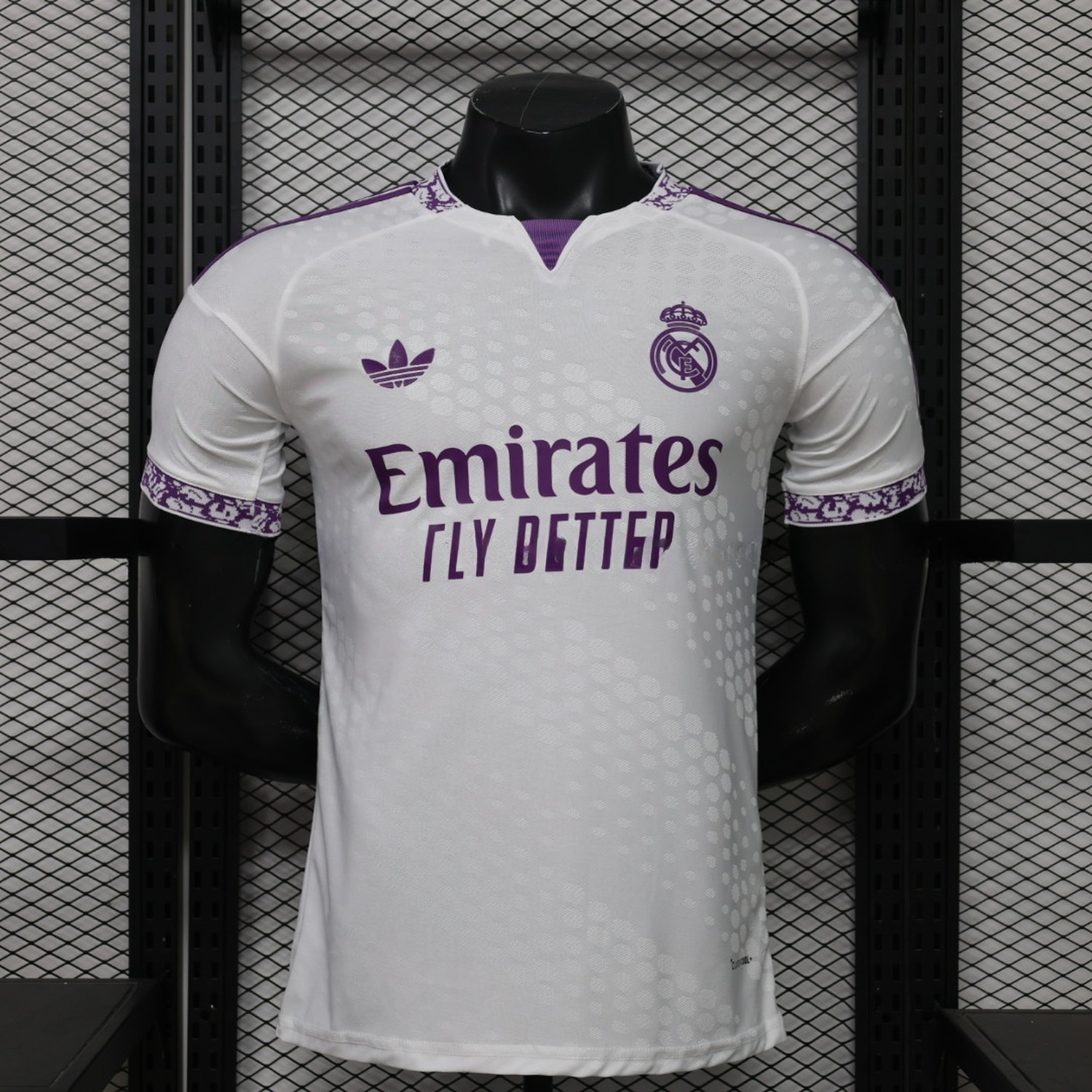 Real Madrid 26-27 White Purple Special Jersey - Player Version - UnitedFutballJersey