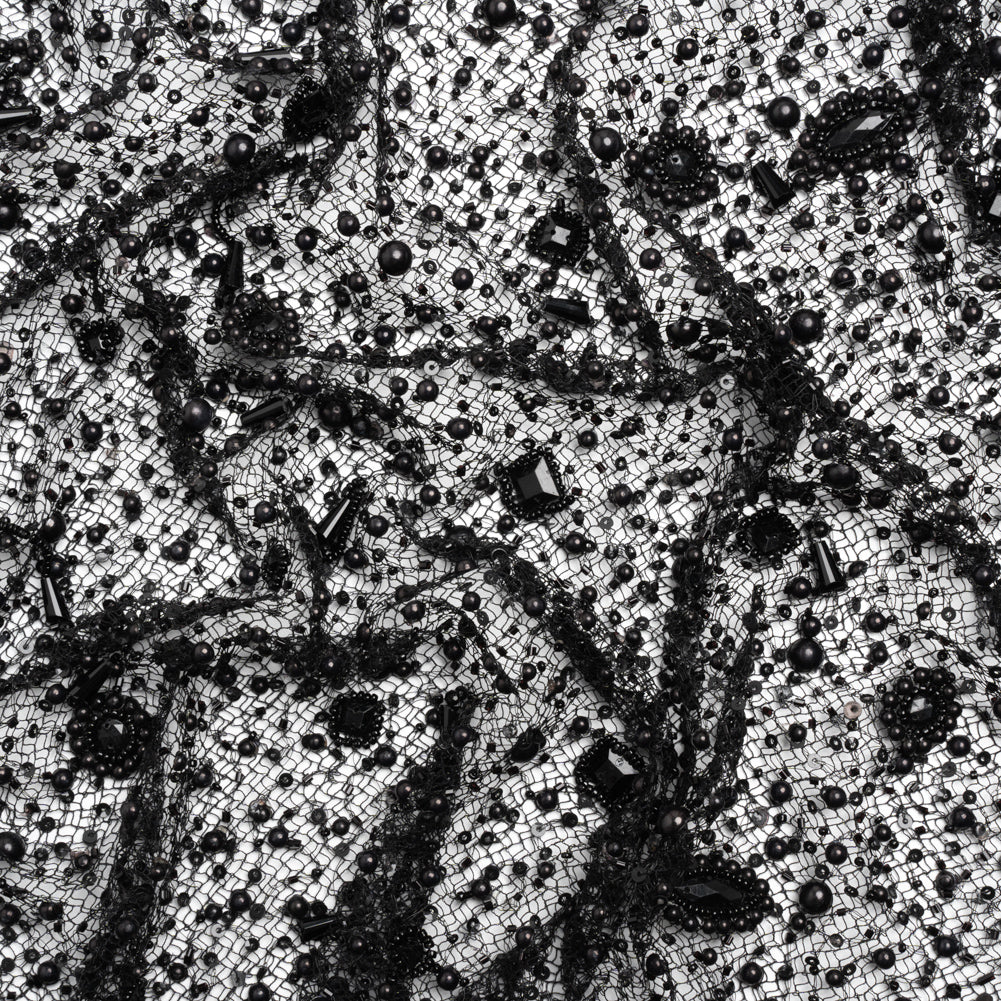 Beaded Novelty Lace - Black Little Charms - Joann Fabrics