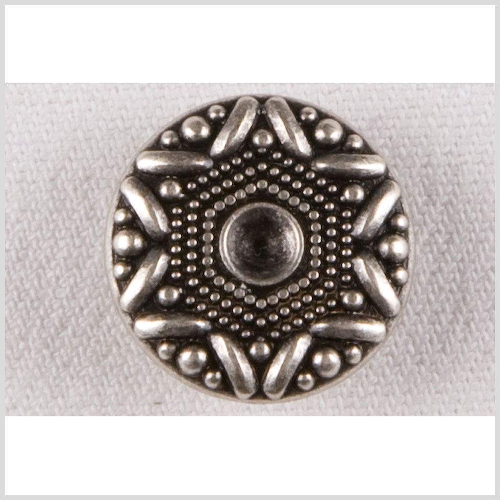 Silver Metal Coat Button - 32L/20mm - Joann Fabrics