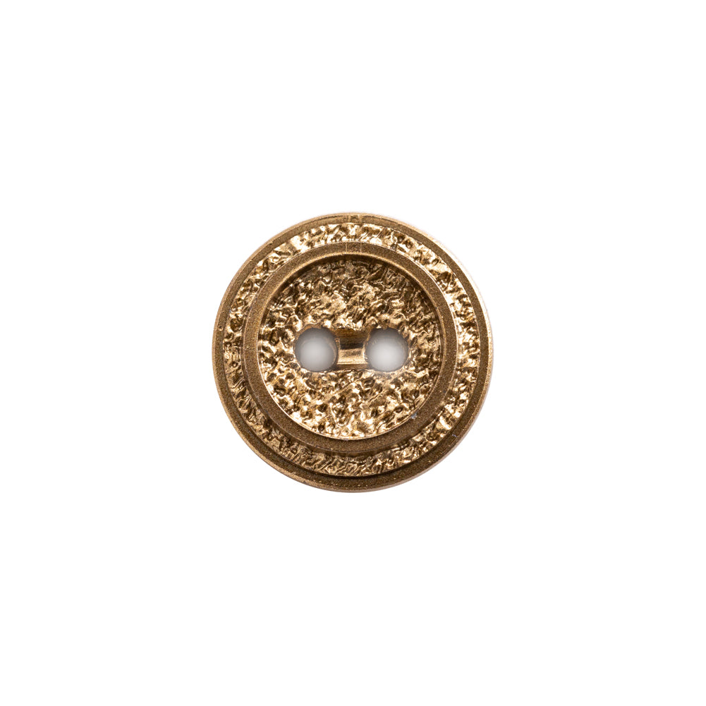 Italian Gold Gravel 2-Hole Button - 24L/15mm - Joann Fabrics