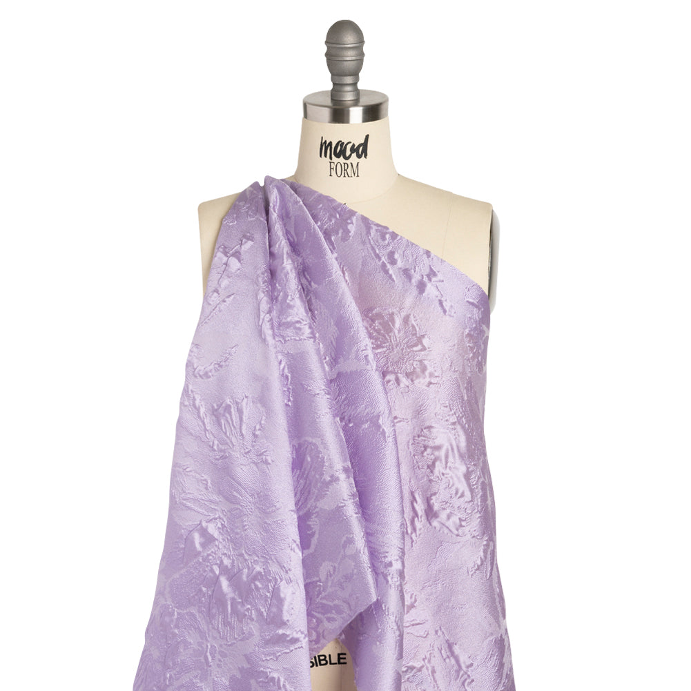 Luminous Lavender Floral Lightweight Luxury Brocade - Joann Fabrics
