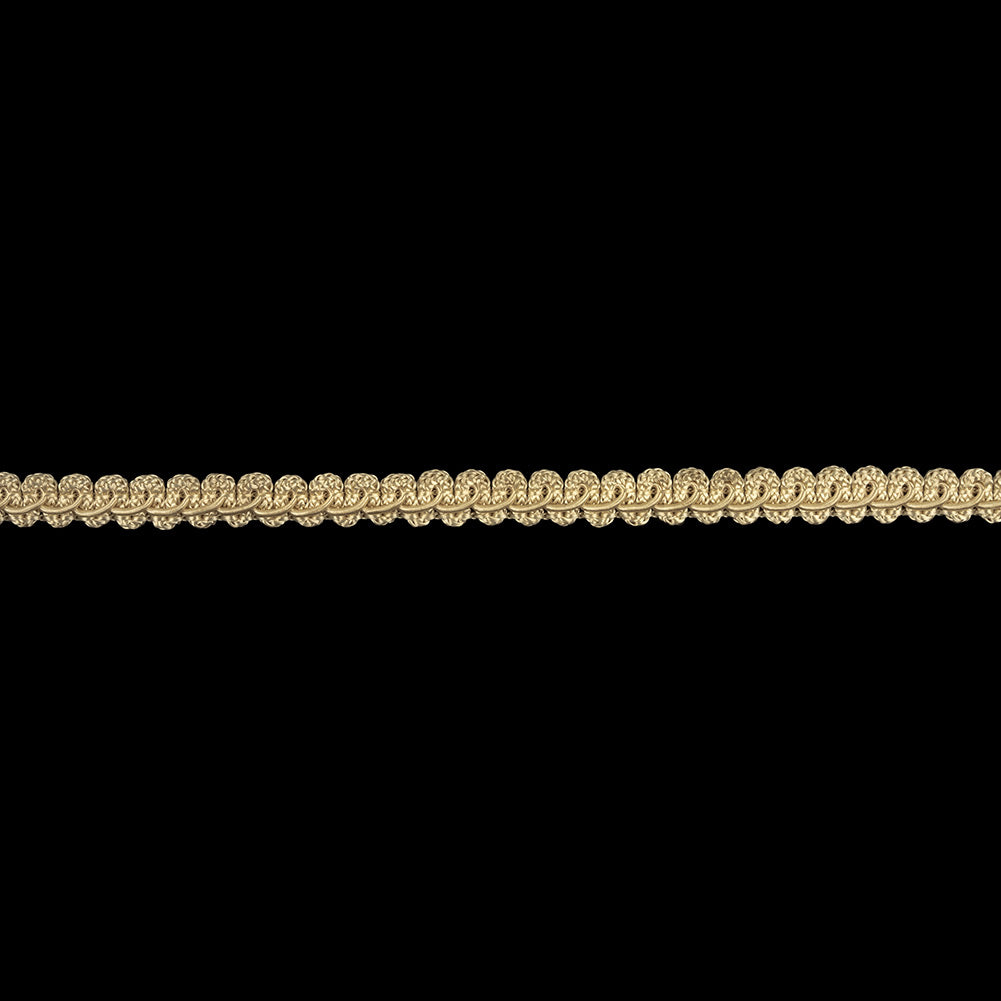 Off White Cotton Blend Braided Trim - 0.375