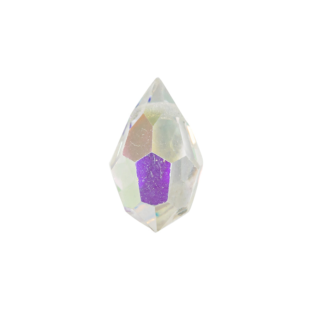Vintage Imitation Crystal AB Teardrop Ornament - 10mm x 6mm - Joann Fabrics