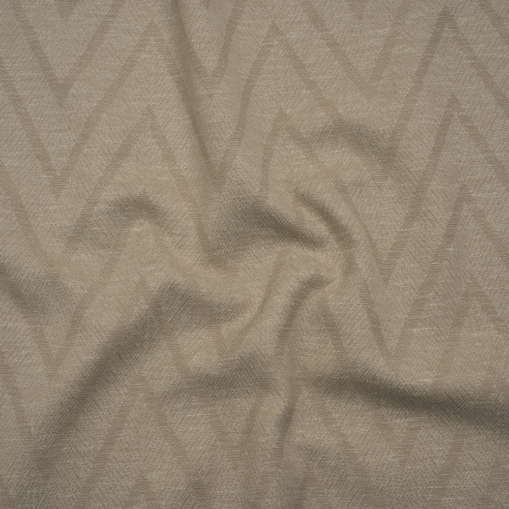 Recycled Polyester and Cotton Drapery Twill Woven - Driftwood Chevrons - British Imported - Joann Fabrics