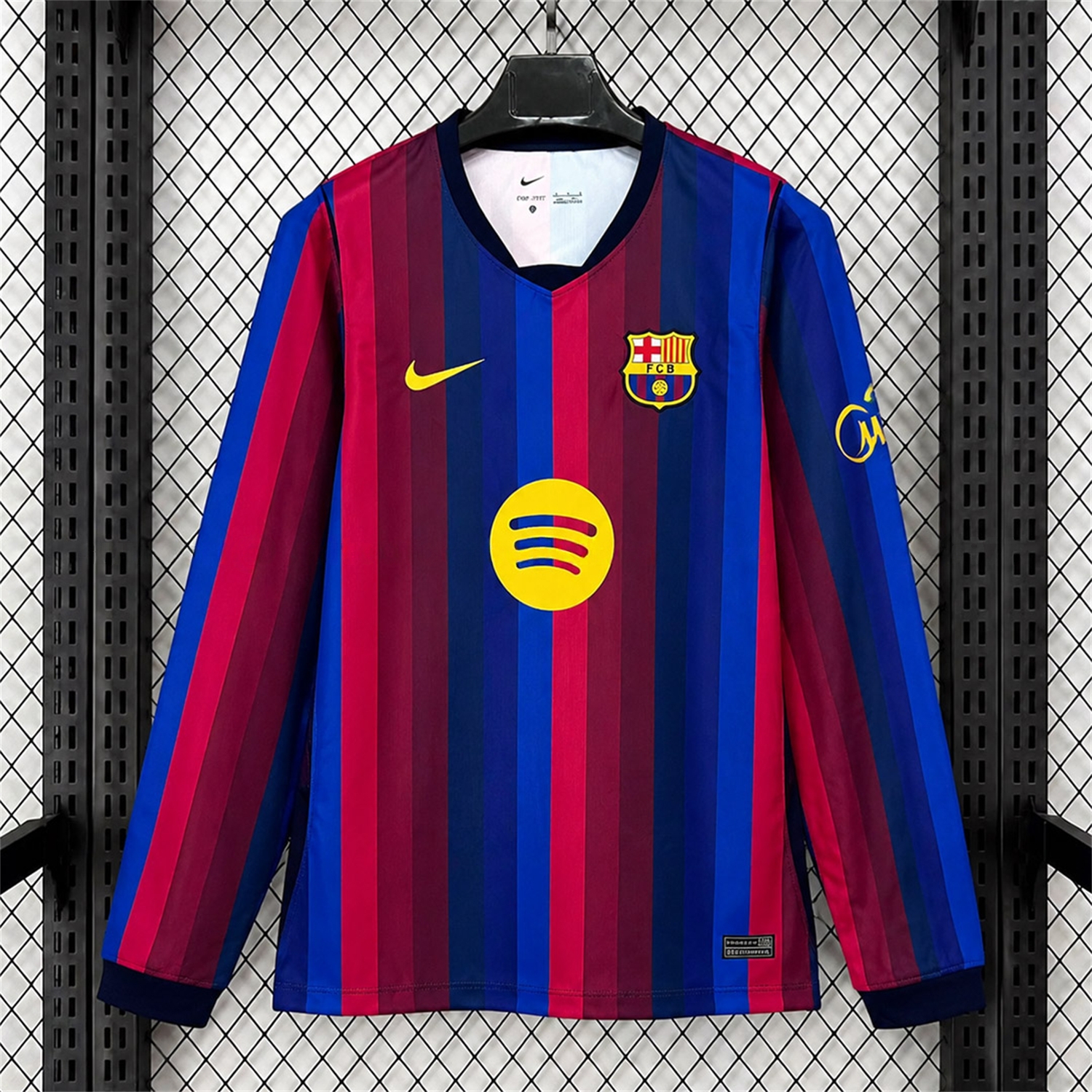 Barcelona 26-27 Home Long Sleeves Jersey - Fans Version - UnitedFutballJersey