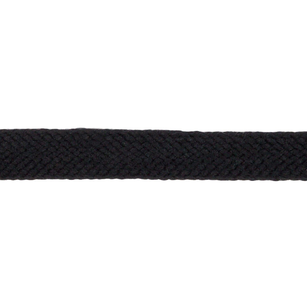 Black Wool Twill Tape - 0.5