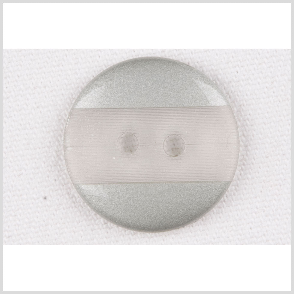 Plastic 2-Hole Button - 28L/18mm - Light Gray Engraved Ribbing Stripe - Joann Fabrics