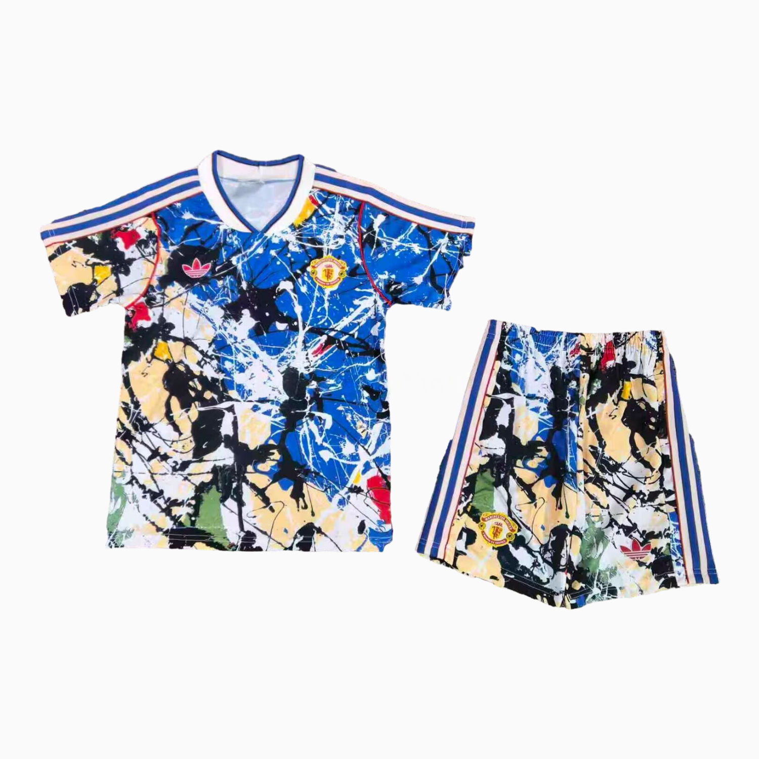 Manchester United 25-26 Stone Roses Special Kids Kit - UnitedFutballJersey