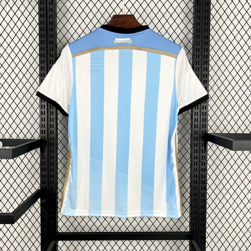 2014 Retro Argentina National Team Home Jersey 1:1 Thai Quality