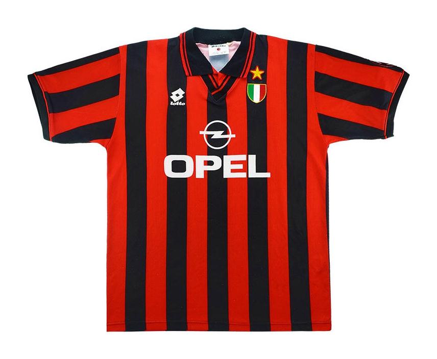 Retro AC Milan 1996-97 Home Jersey - UnitedFutballJersey