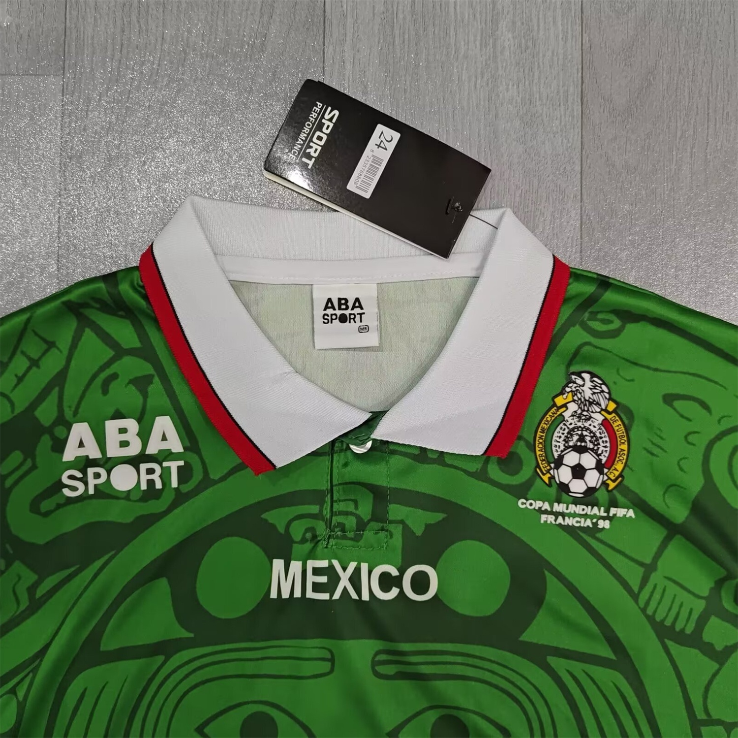 Retro Mexico 1998 Home Kids Kit - UnitedFutballJersey