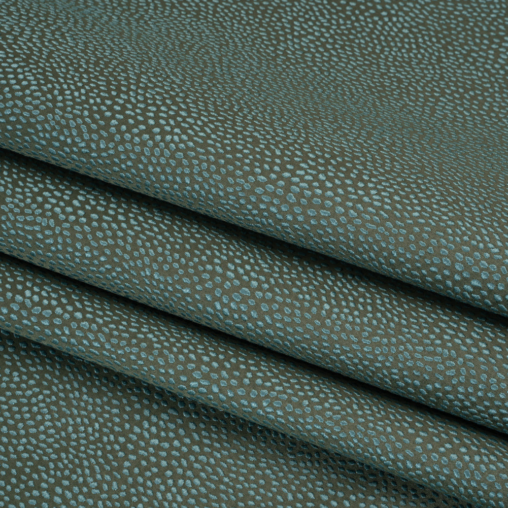 Recycled Polyester Jacquard - Juniper Little All-Over Spots - British Imported - Joann Fabrics