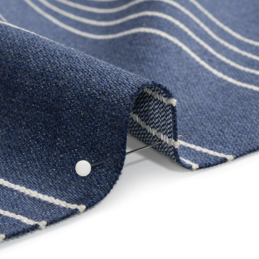Soft Textured Recycled Polyester Drapery Woven - Indigo - British Imported - Joann Fabrics