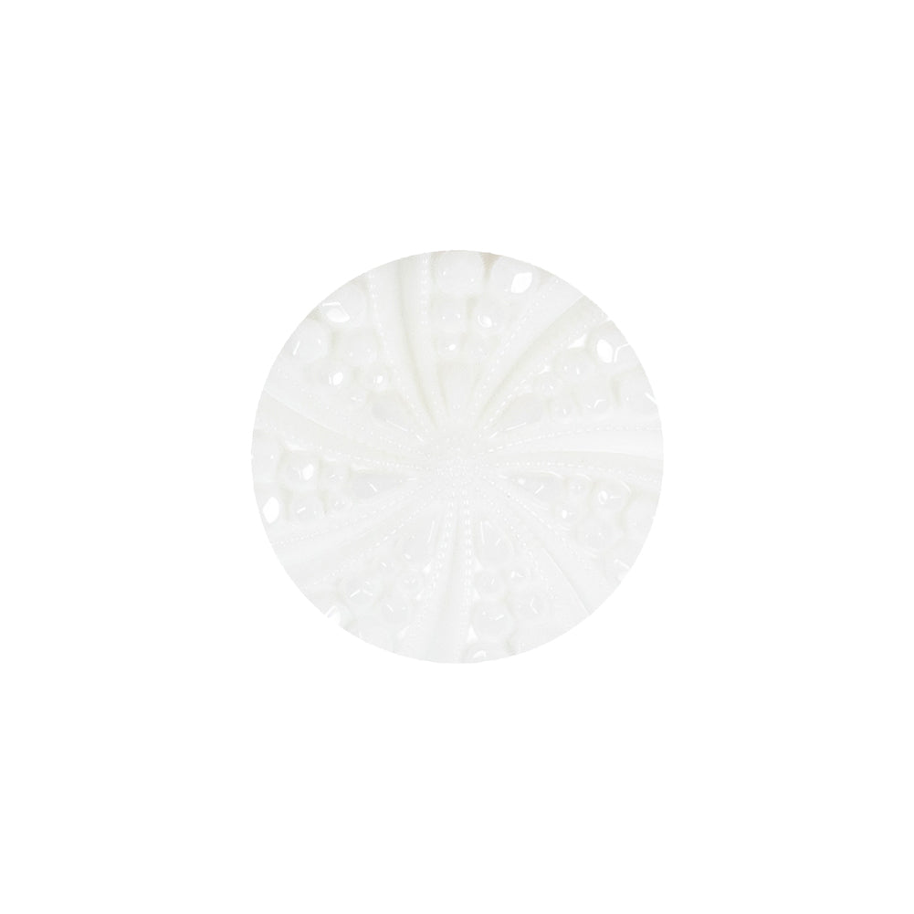 White Bevel Cut Shank Back Plastic Button - 30L/19mm - Joann Fabrics