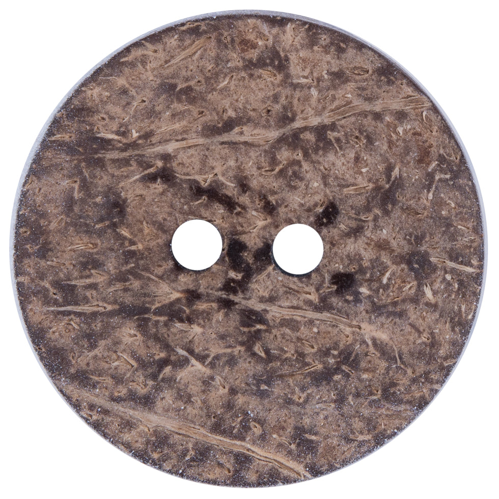Italian Blue and White Coconut Button - 64L/40.5mm - Joann Fabrics