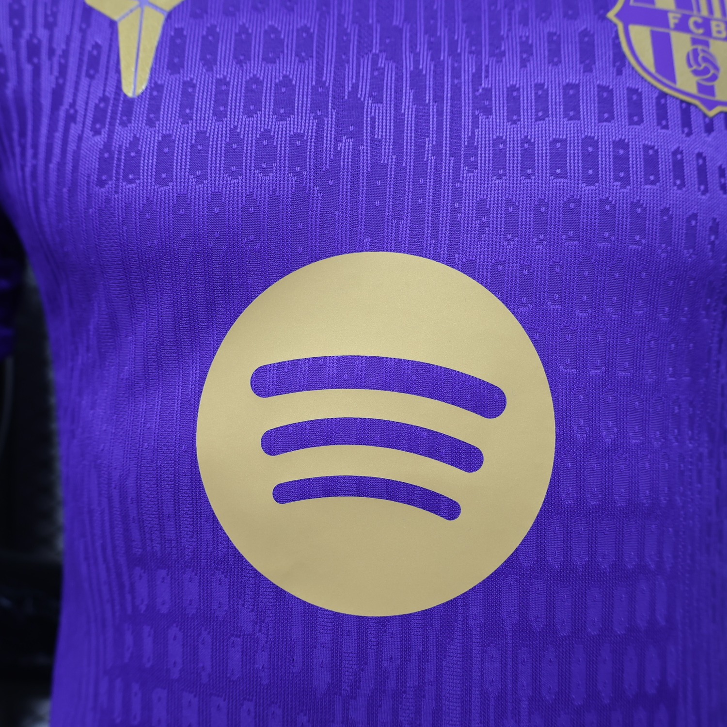 Barcelona 26-27 Purple Gold Special Jersey - Player Version - UnitedFutballJersey
