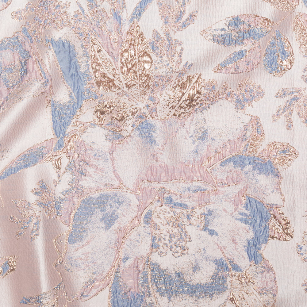 Metallic Bright Gold, Almond Blossom and Aleutian Floral Luxury Brocade - Joann Fabrics