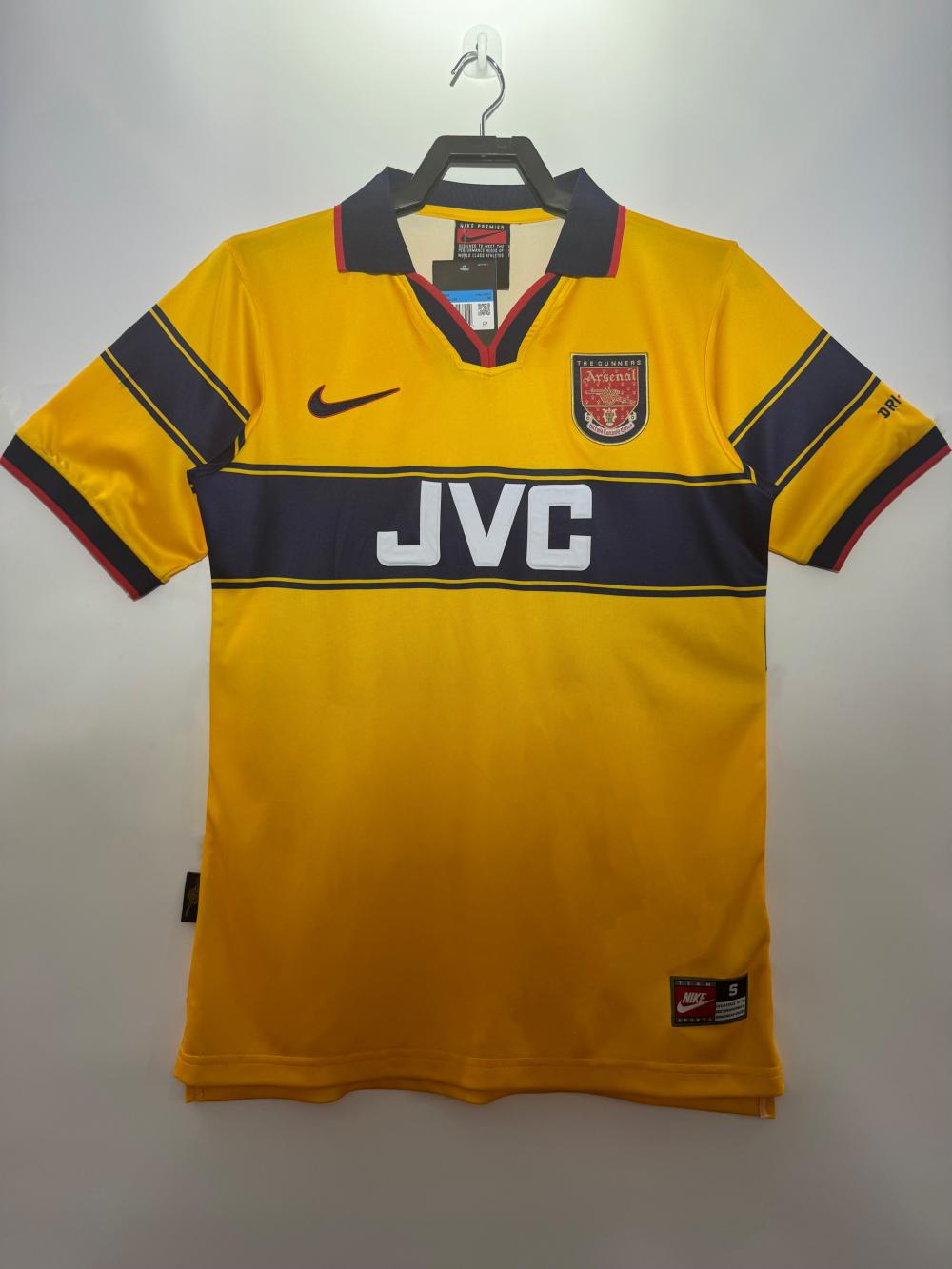 1997-1999 Retro Arsenal Away Football Shirt 1:1 Thai Quality
