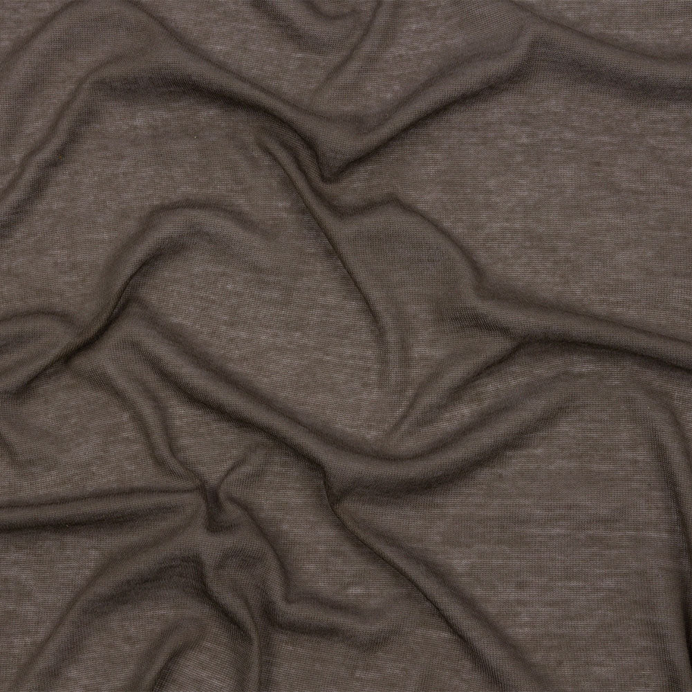 Famous Designer Coffee Viscose and Cotton Lightweight Interlock Knit - Joann Fabrics