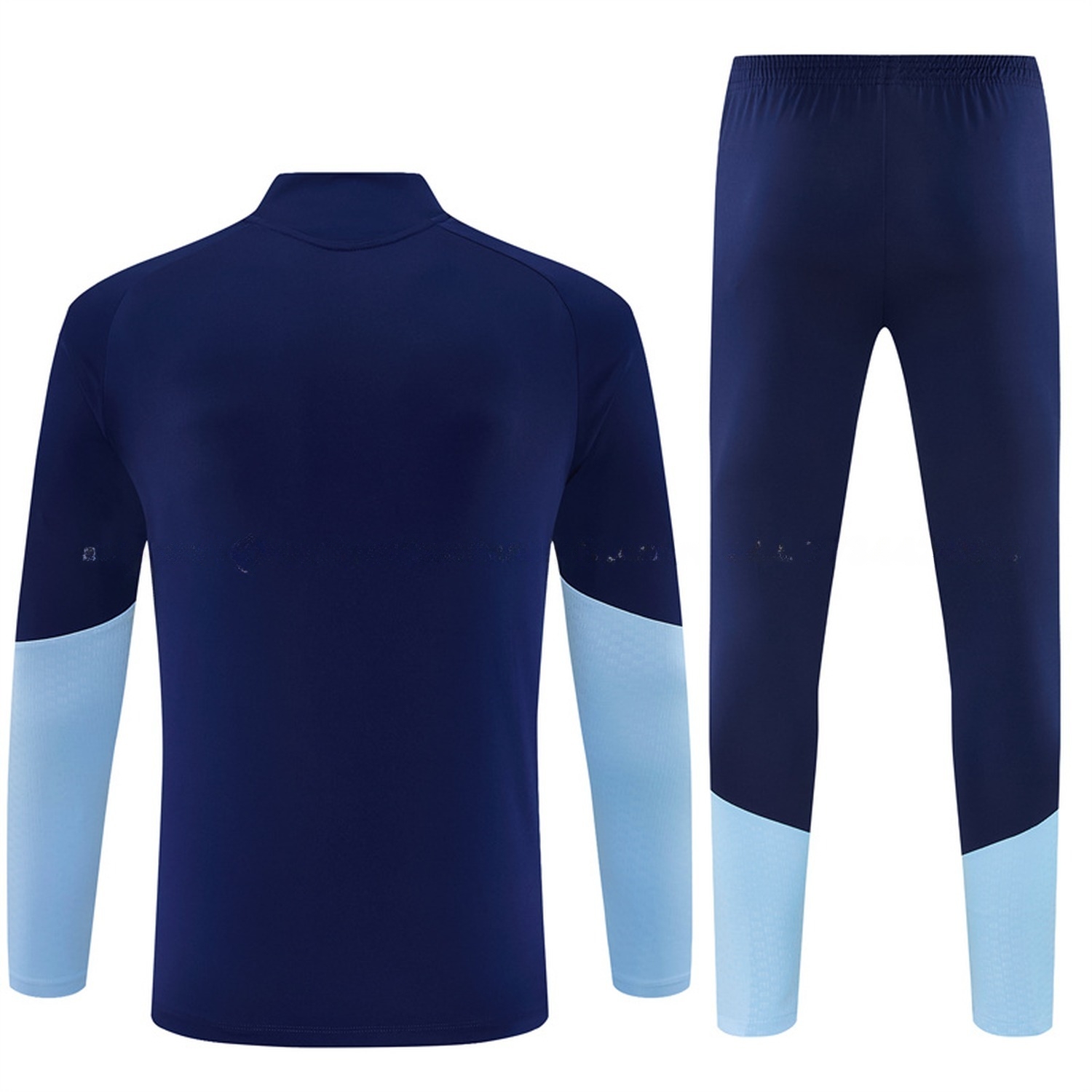 Ajax 26-27 Kids Long Sleeve Training Set - Deep Blue Top & Deep Blue Pants - UnitedFutballJersey