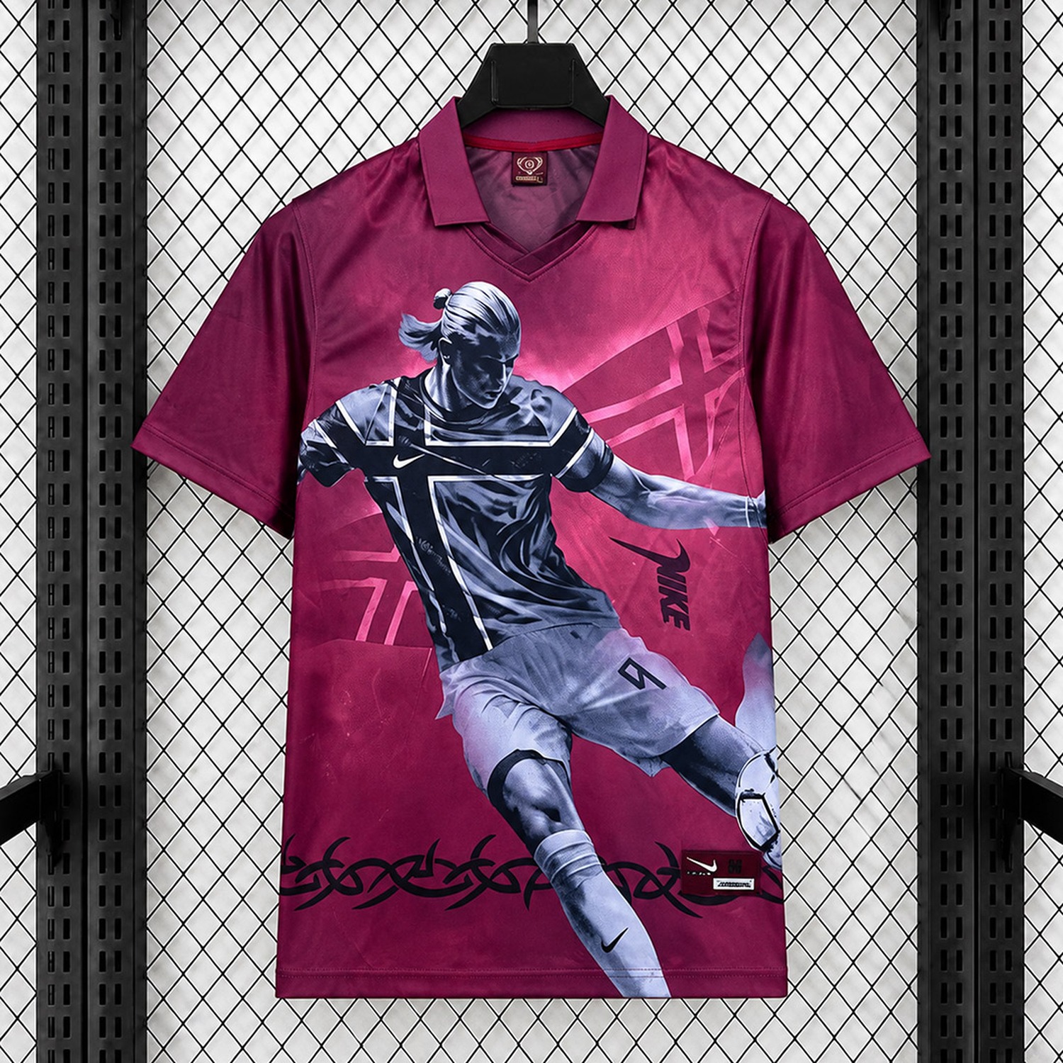 Norway 2026 x Travis Scott Cactus Jack Total 90 Haaland Burgundy Special Jersey - Fans Version - UnitedFutballJersey