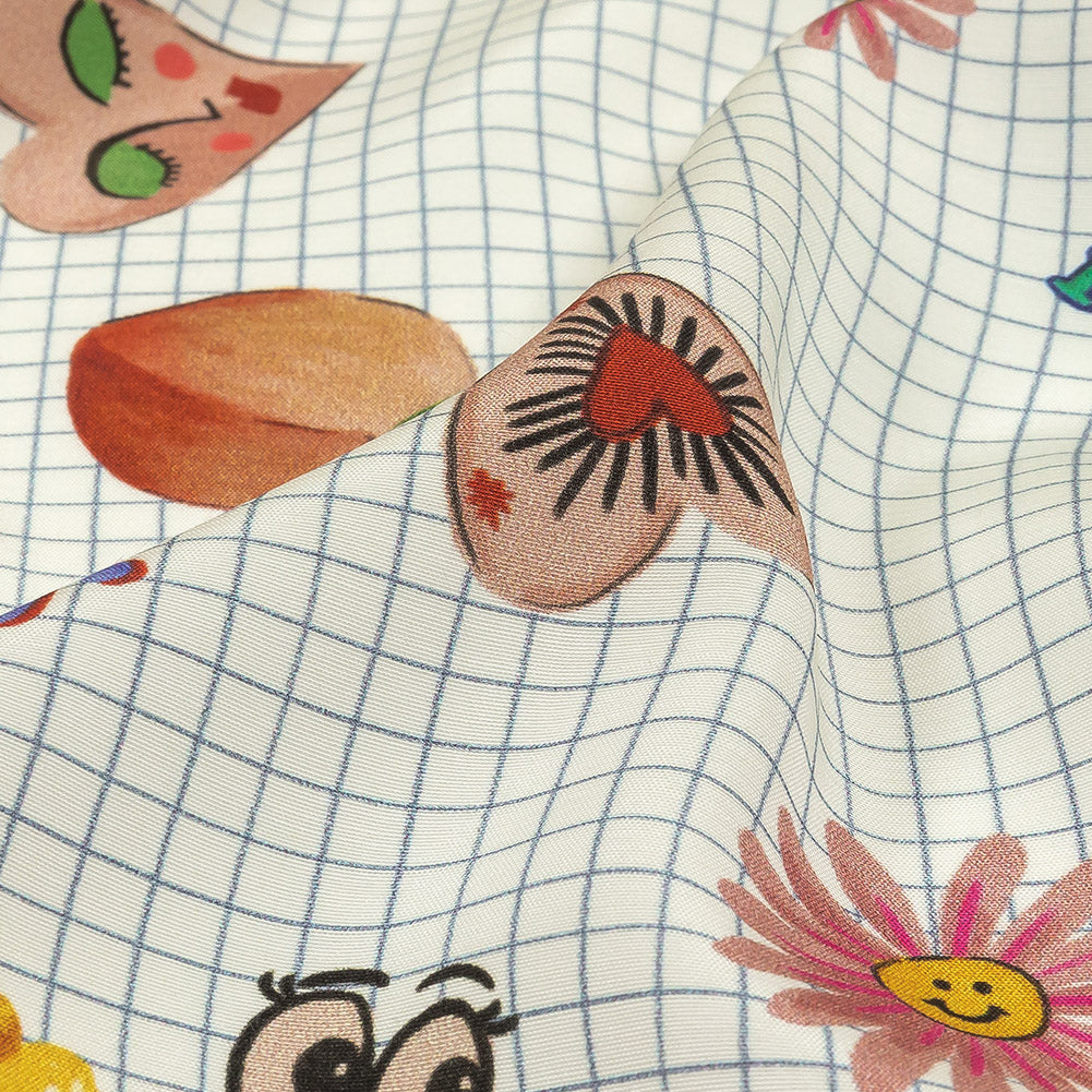 Mood Exclusive White Flash Sheet Viscose Poplin - Joann Fabrics
