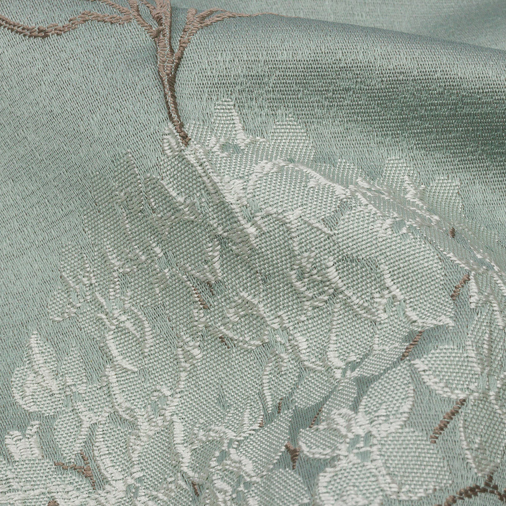 Drapery Jacquard - Mineral Hydrangea Stems - British Imported - Joann Fabrics
