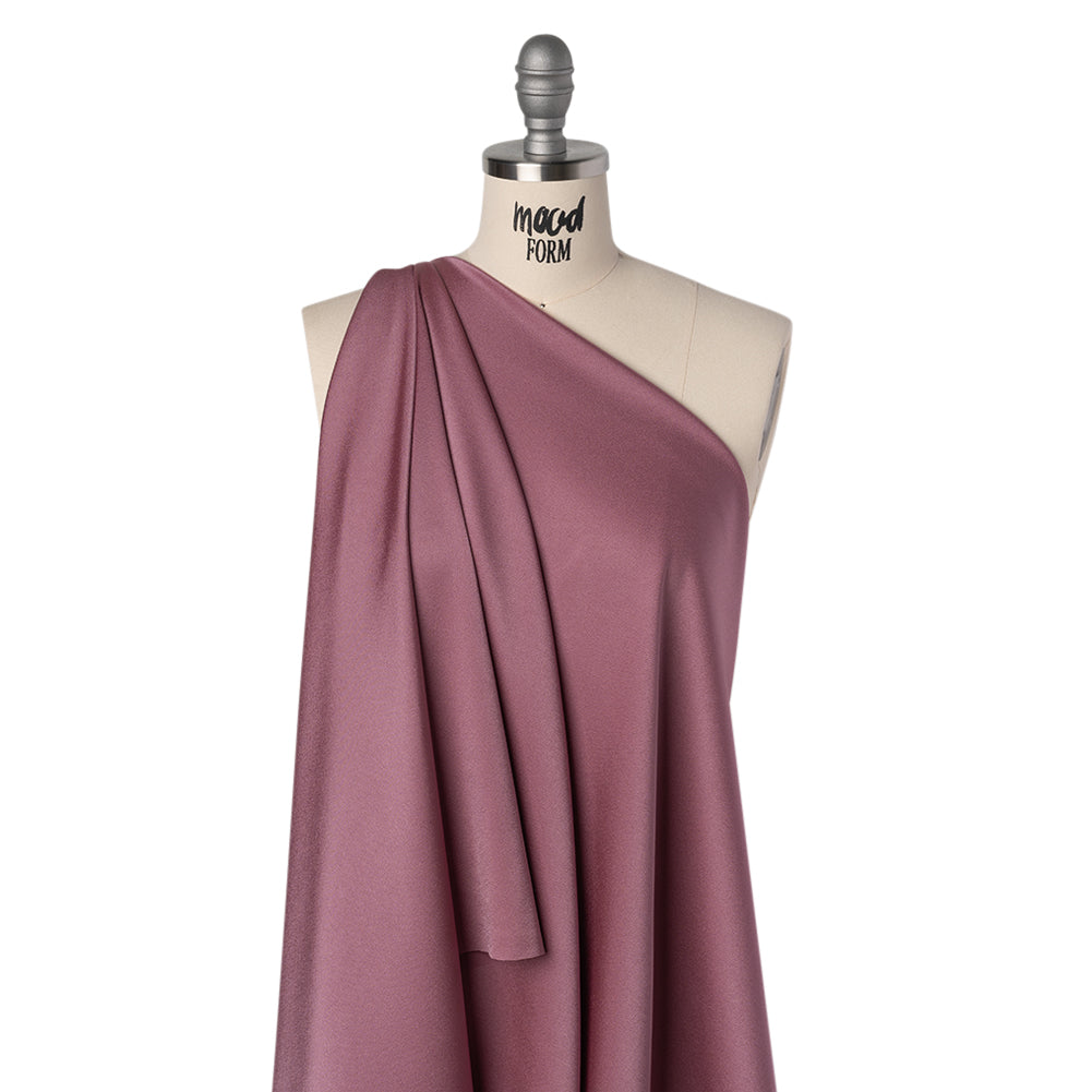 Crepe Back Satin by Alex Perry - Rose Pink - Designer Deadstock - Joann Fabrics