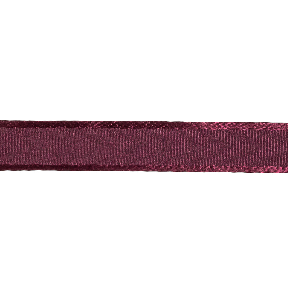 Purple Passion Satin-Edged Grosgrain Ribbon - 0.625