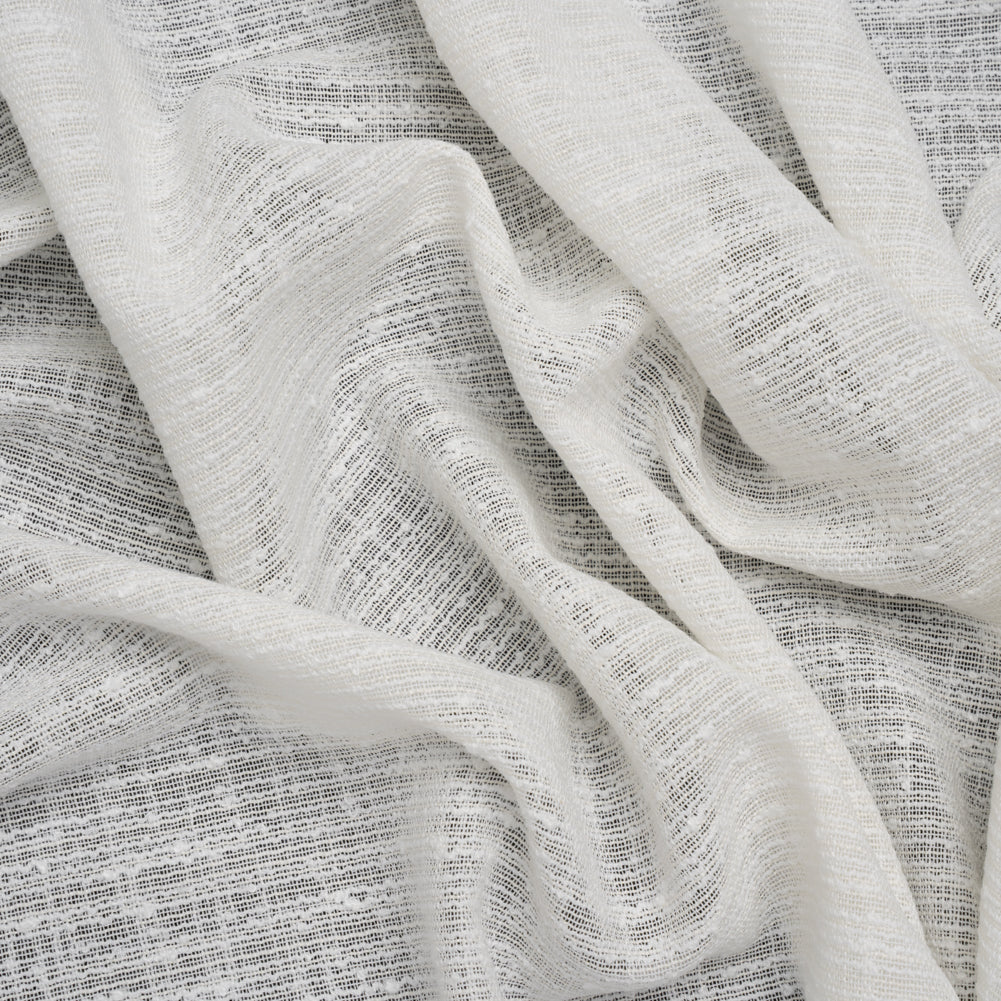 Slubbed Double Wide Drapery Sheers Woven Fabric - Chalk - British Imported - Joann Fabrics