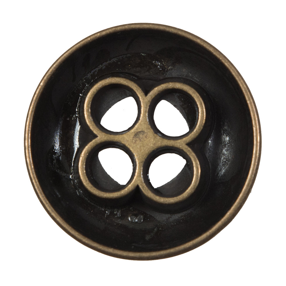 Italian Antique Gold Metal 4-Hole Button - 54L/34mm - Joann Fabrics