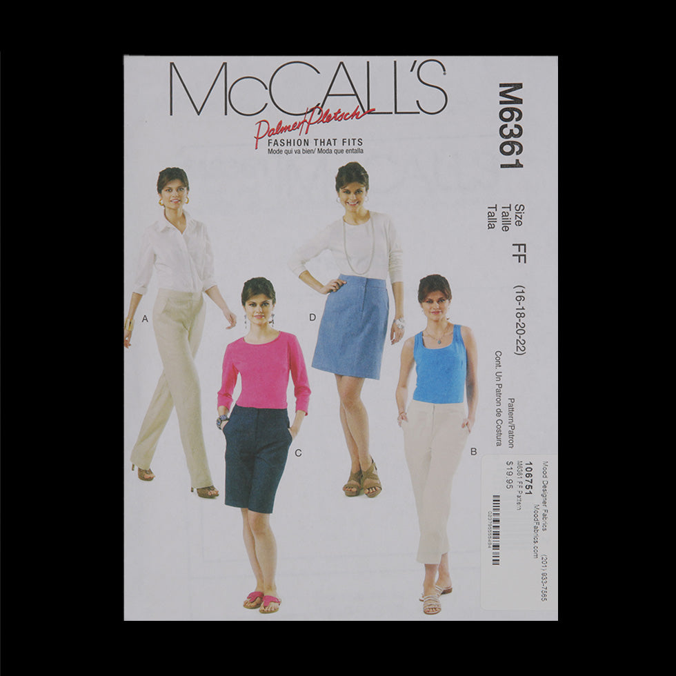 McCall's Bottom Pattern M6361 Size FF - Joann Fabrics