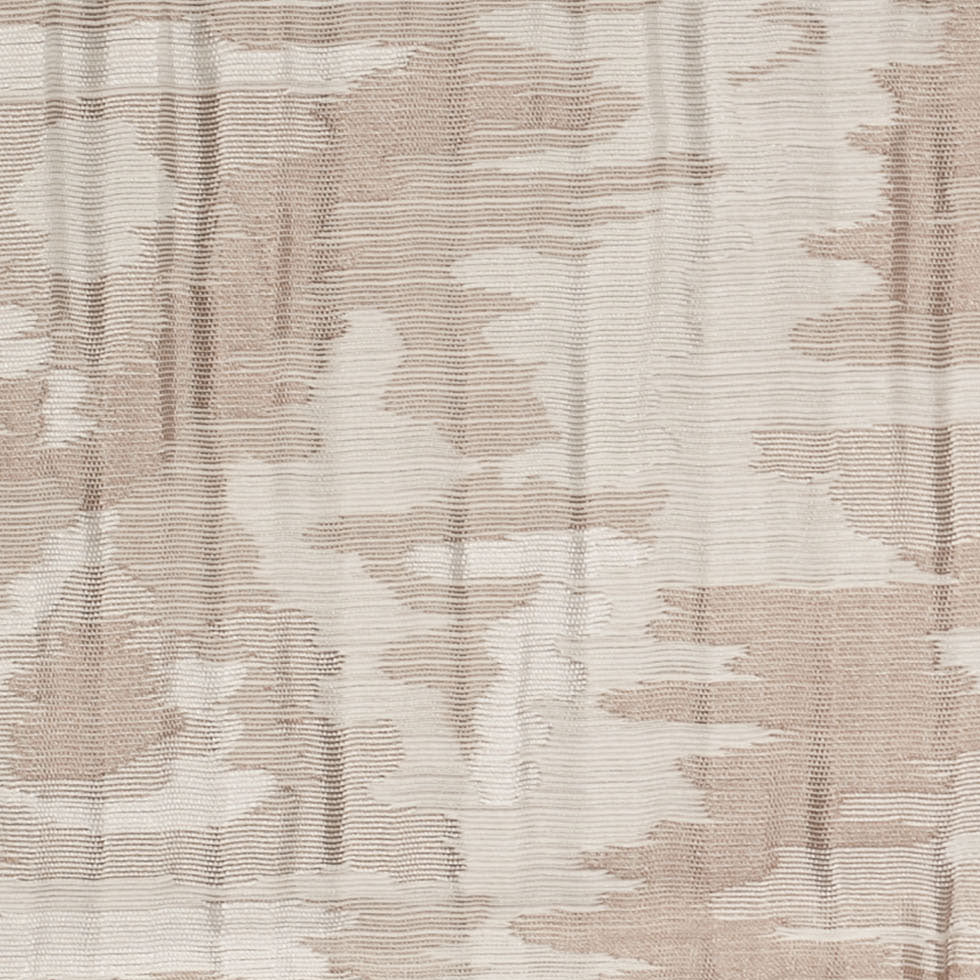 Indian Ivory/Beige Ikat-Like Geometric Poly/Cotton Brocade - Joann Fabrics