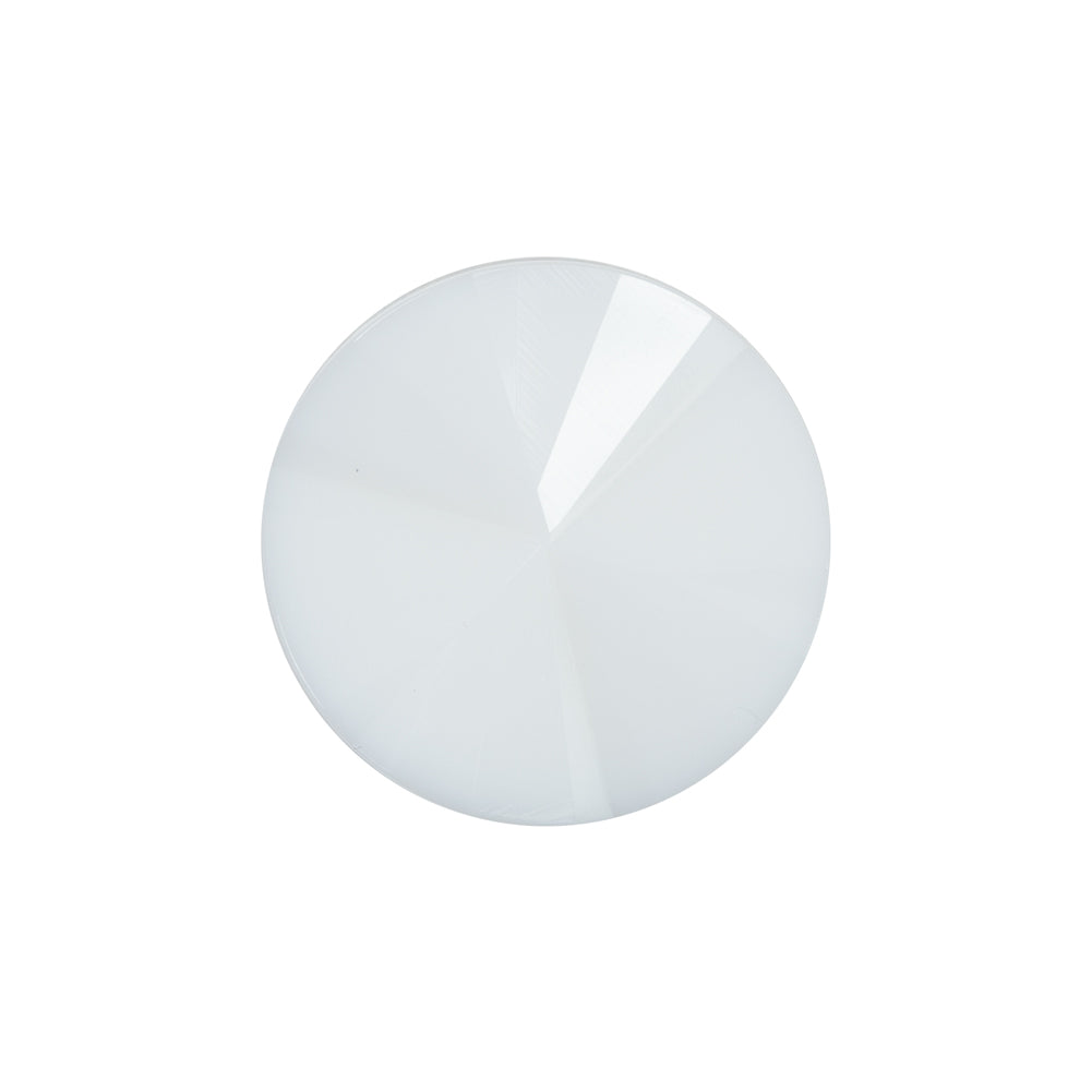 Italian White Plastic Shank Back Button - 36L/23mm - Joann Fabrics