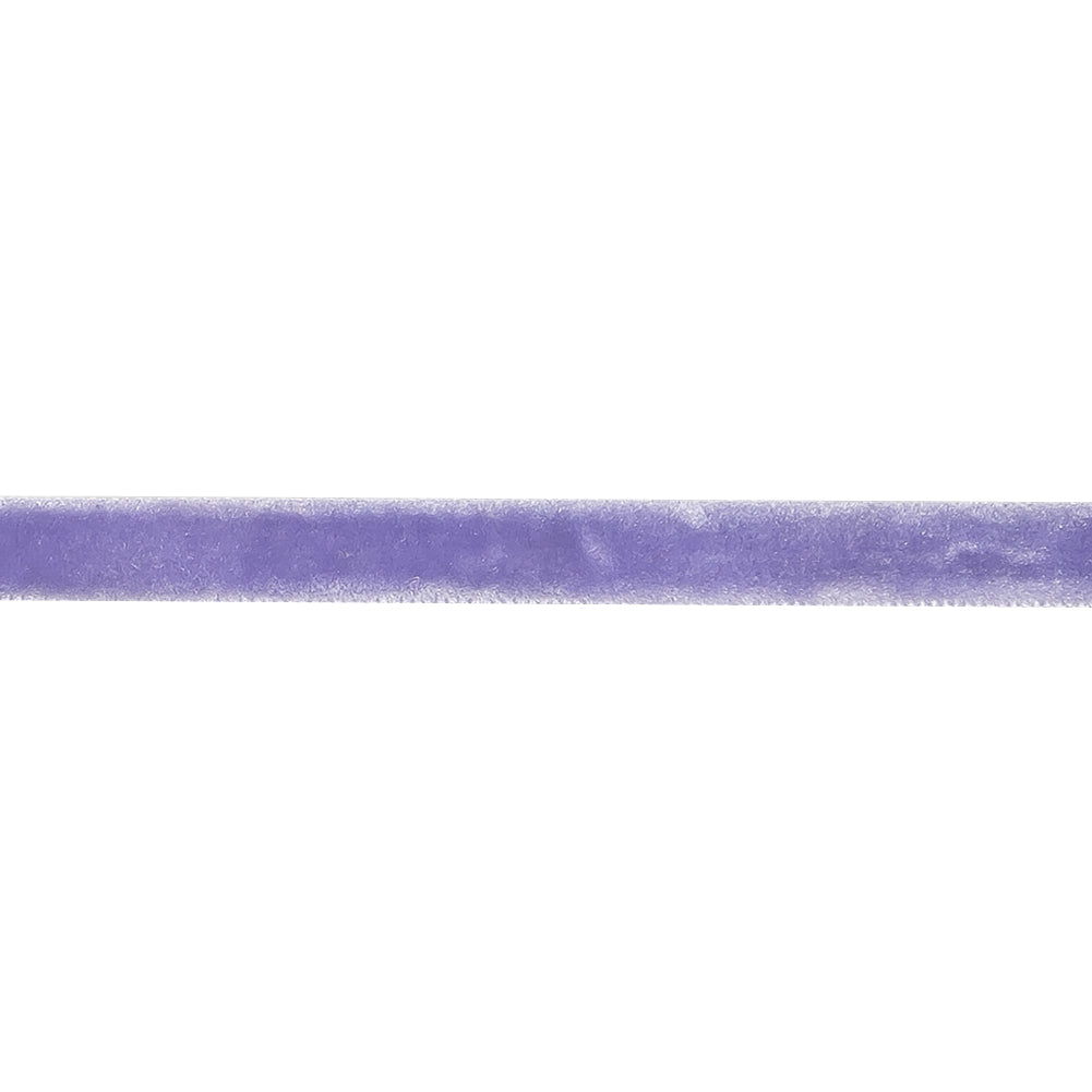 Lilac Single Face Velvet Ribbon - 0.3125