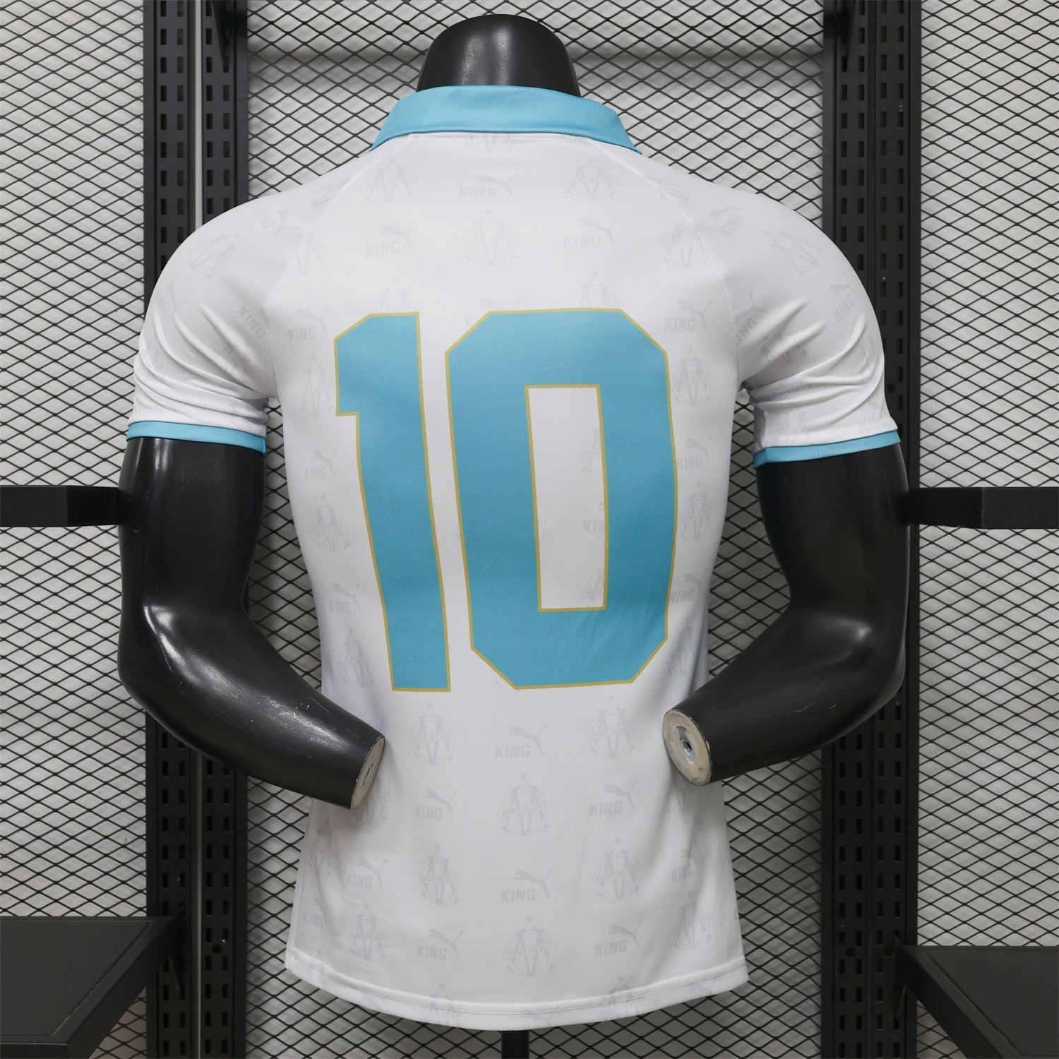 Marseille 25-26 Retro Style White Jersey -Player Version - UnitedFutballJersey