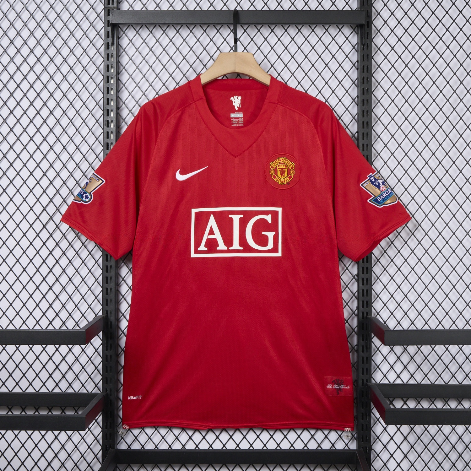 Retro Manchester United 2007-09 Home Jersey - UnitedFutballJersey