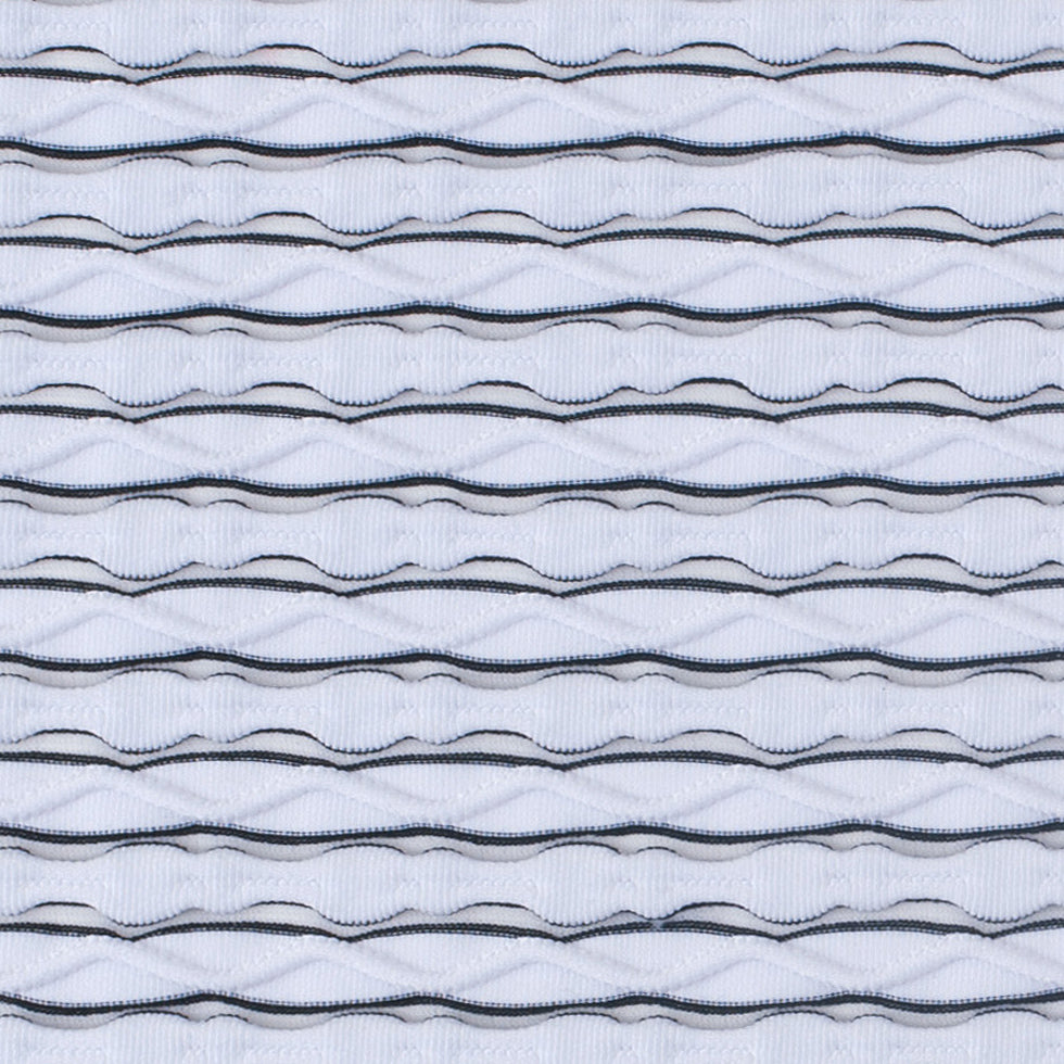 Black and White Rippled Jersey Knit - Joann Fabrics