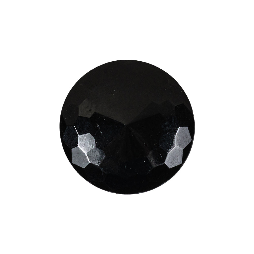 Vintage Jet Faceted Shank Back Glass Button - 35L/22mm - Joann Fabrics